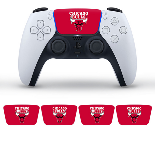 Chicago basketball inspired PS5 DualSense controller touchpad skin decal set