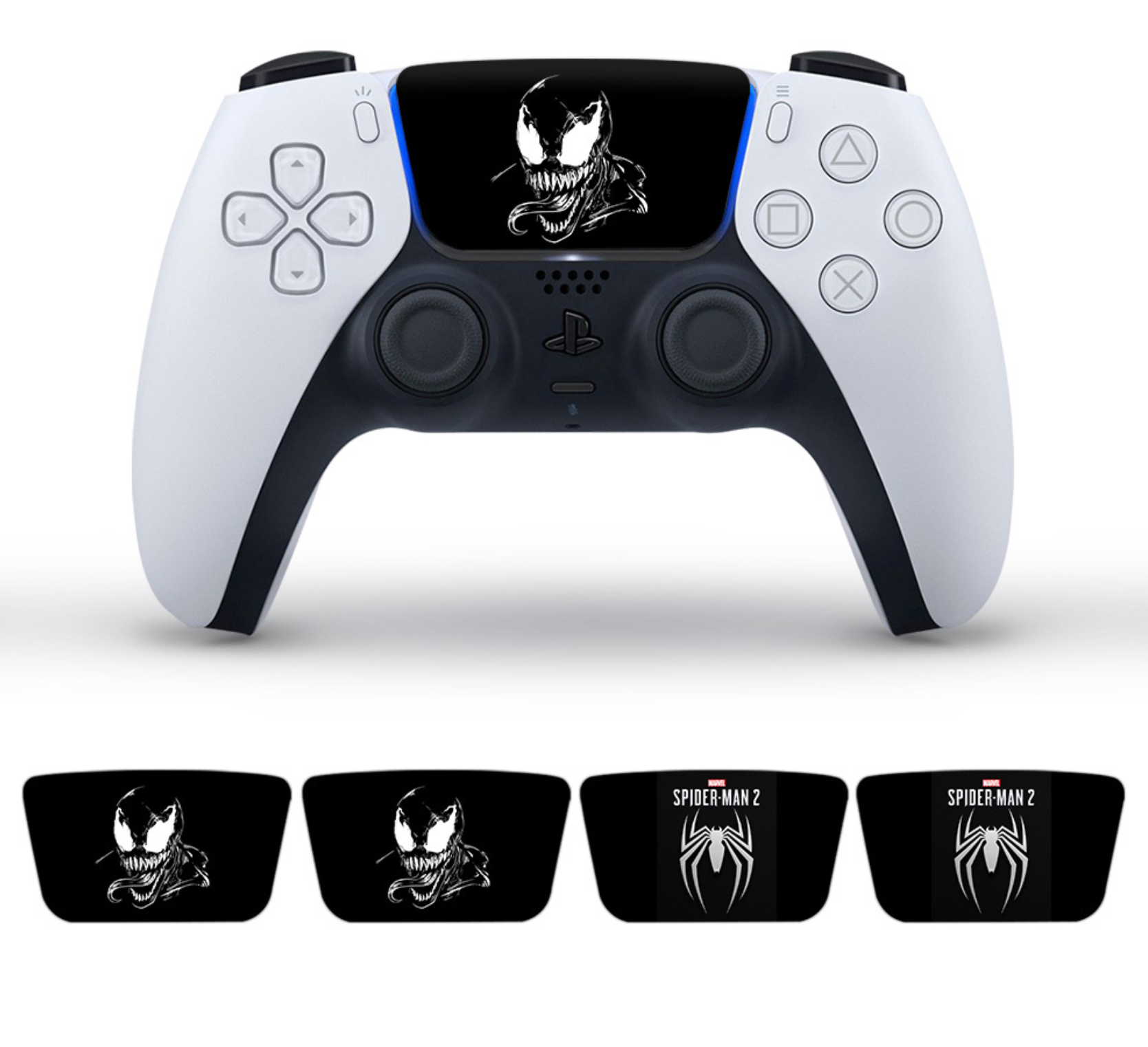 Fortnite inspired PS5 DualSense controller touchpad skin set with 4 decals