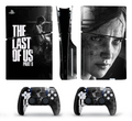 PS5 console and controller skin with dark survival theme black and white design