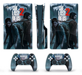 Post-apocalyptic survivor themed PS5 console and controller skin with dark cinematic design