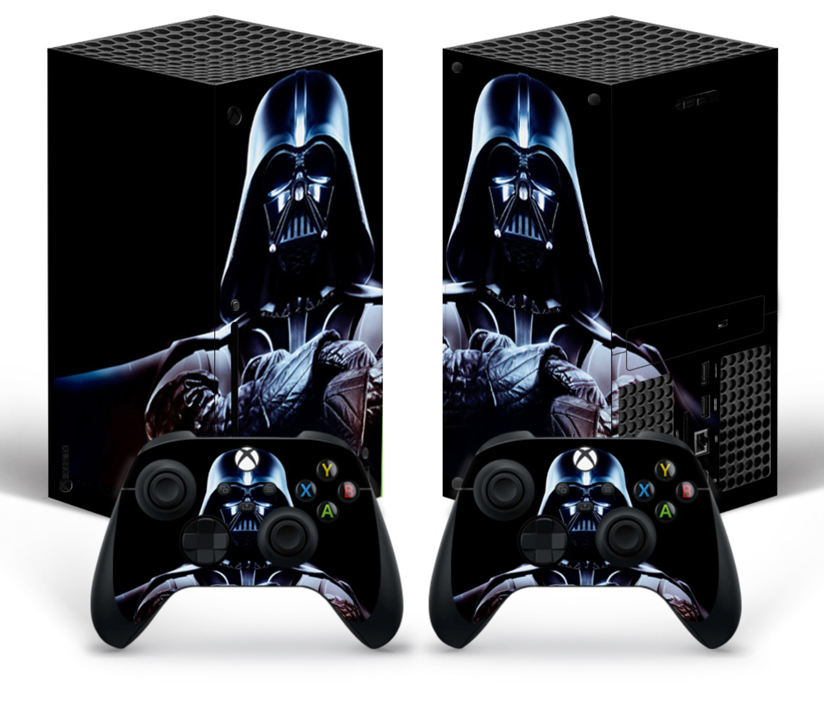 xbox skin, xbox series x skin, console skin, controller skin, skin set, xbox wrap, dark design, futuristic, minimal, helmet design, gaming skin, full set, xbox accessories